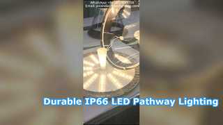 Wodoodporna lampa podwórkowa LED IP66 z odlewanego ciśnieniowo aluminium stosowana w parkach.
