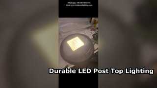 Lampa ogrodowa LED 60W 4000K z pojedynczym ramieniem IP66 IK10 stosowana w parkach i drogach miejskich.