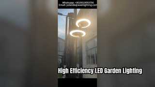 30W-60W IP66 IK10 Dwugłowicowa lampa ogrodowa LED o mocy 160 lm/w używana na ulicach.