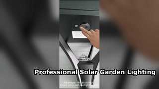 Solarna lampa ogrodowa o mocy 50 W, nowa konstrukcja IP66, z 5-letnią gwarancją, stosowana na ulicach.