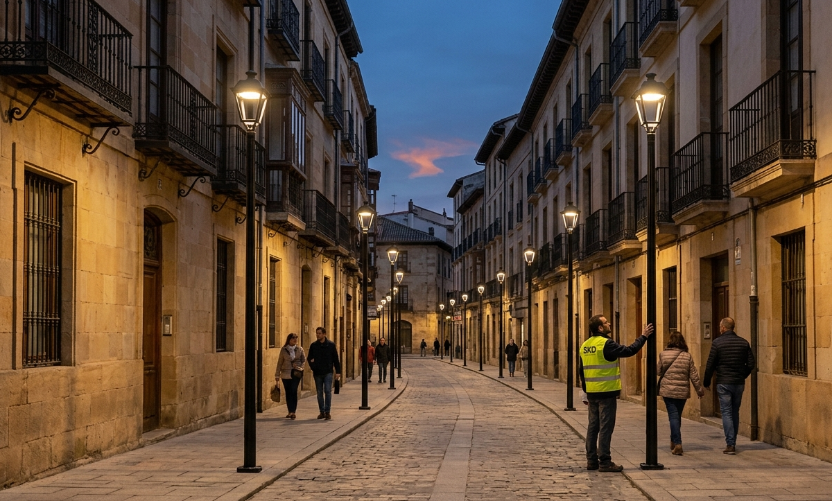 Najnowsze blogi firmy Sustainable Urban Renewal: High-Efficiency Courtyard Lights Deployed in Spain.