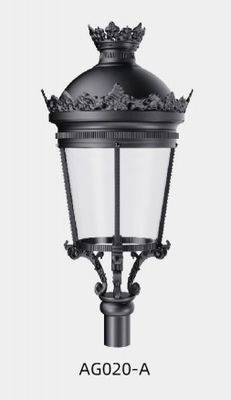 Lampa dziedzińcowa IP66 Odlew aluminiowy 40W-100W Klasyczny design LED Lampy Korona na główne ulice