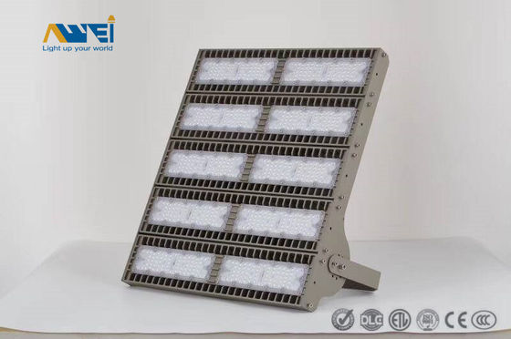 Wysokiej temperatury IP65 Zewnętrzne Najjaśniejsze Lampy LED Aluminium Czarne 400W 13000 lumenów Lampy LED
